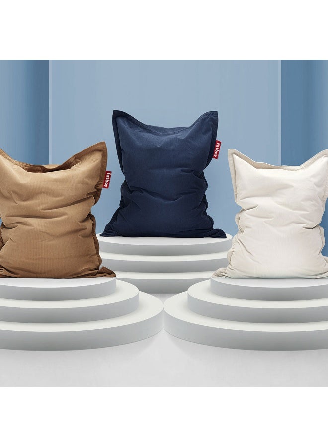 Fatboy Original Slim Recycled Cord Bean Bag | Super soft | Sustainable & eco friendly | Indoor use | 100% recycled PET | Recycled EPS | luxury and sustainability | 155 x 120 cm - Deep Blue - Image 2